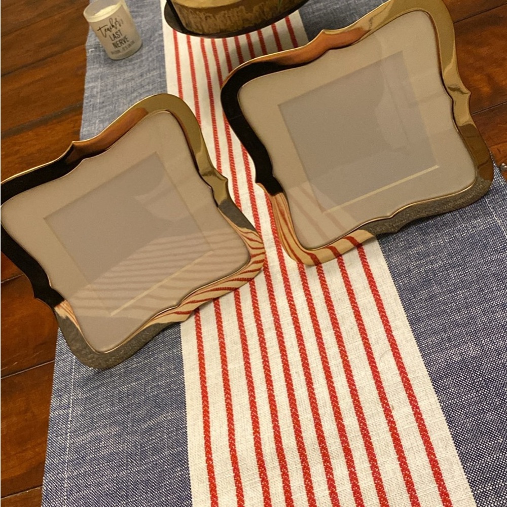 Nicole Miller Gold and Black Picture Frames